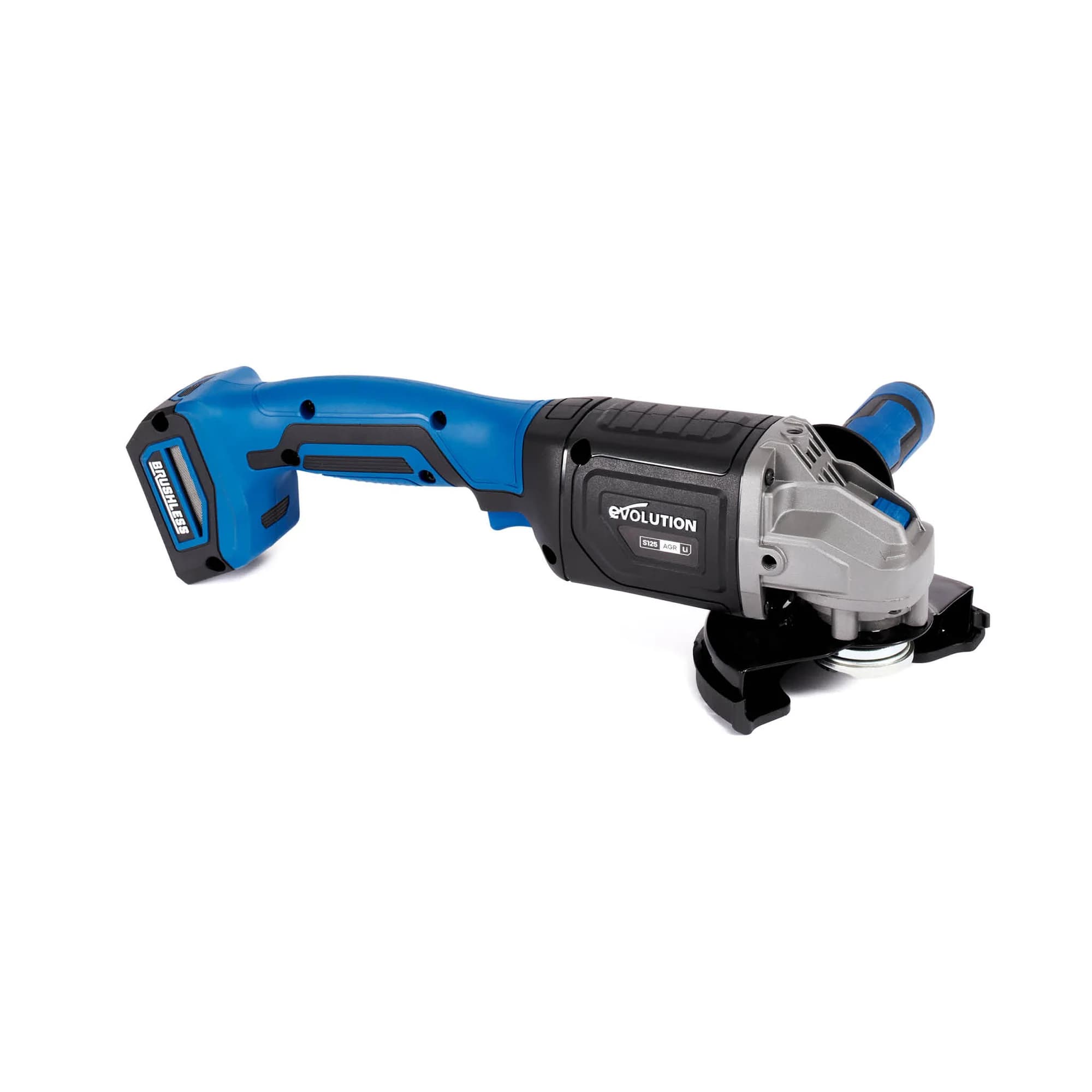 Evolution S125AGR-Li kutna baterijska brusilica